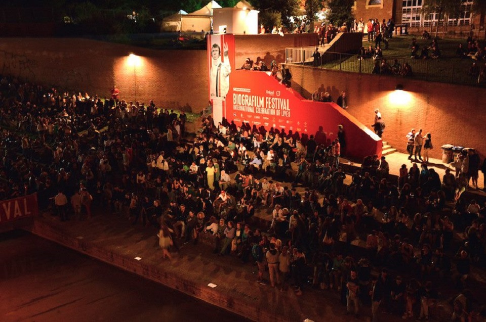 Un immagine dell'edizione 2015 del Biografilm Festival a Bologna