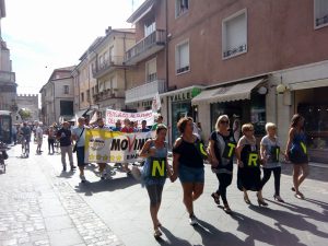 La manifestazione di oggi a Rimini