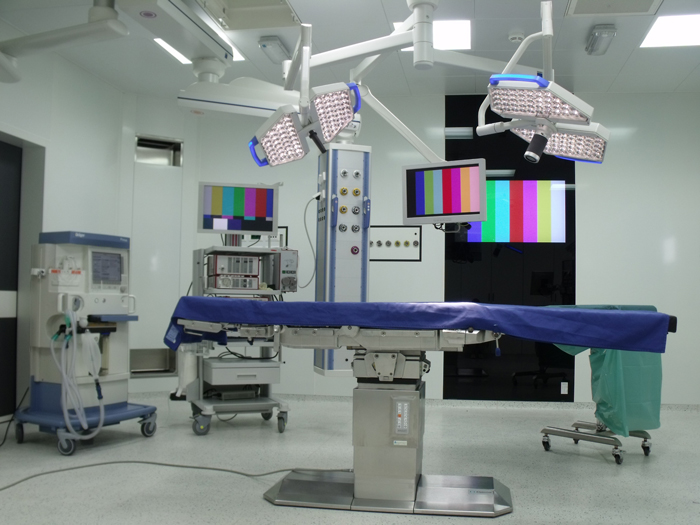 Una delle nuove sale operatorie dell'ospedale di Carpi