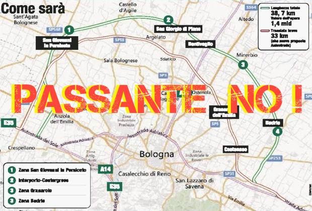 No al Passante Nord: opera inutile e dannosa
