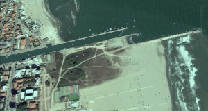 Il passaggio a Porto Garibaldi nel 2003