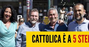 Mariano Gennari con Raffaella Sensoli, Gianluca Sassi ed Andrea Bertani
