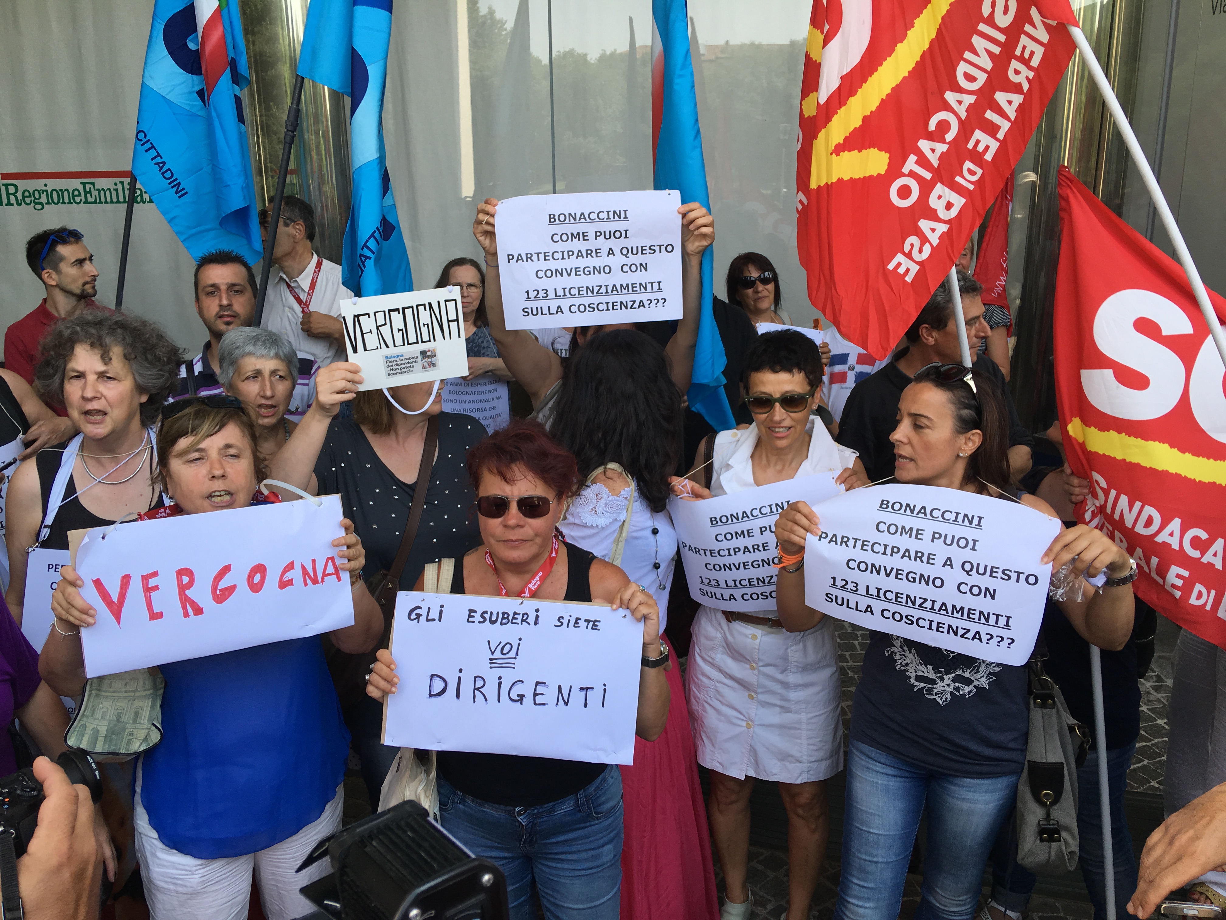Protesta Fiera Bologna
