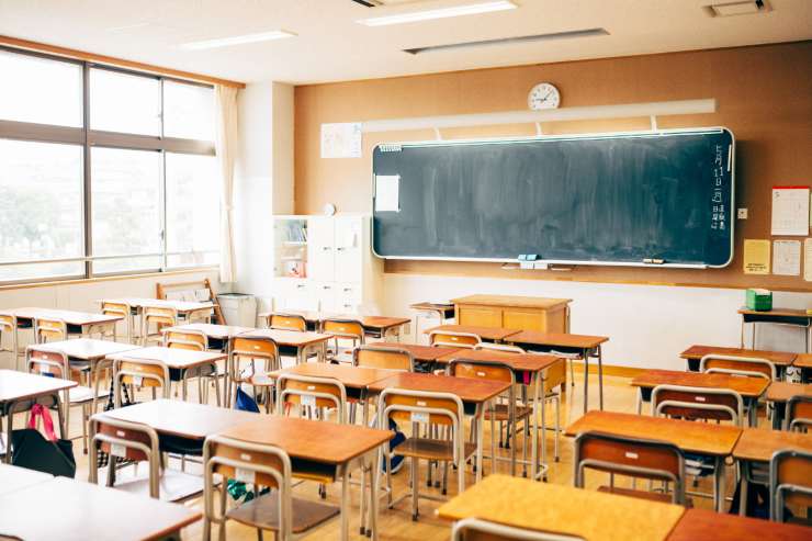 aula di scuola vuota