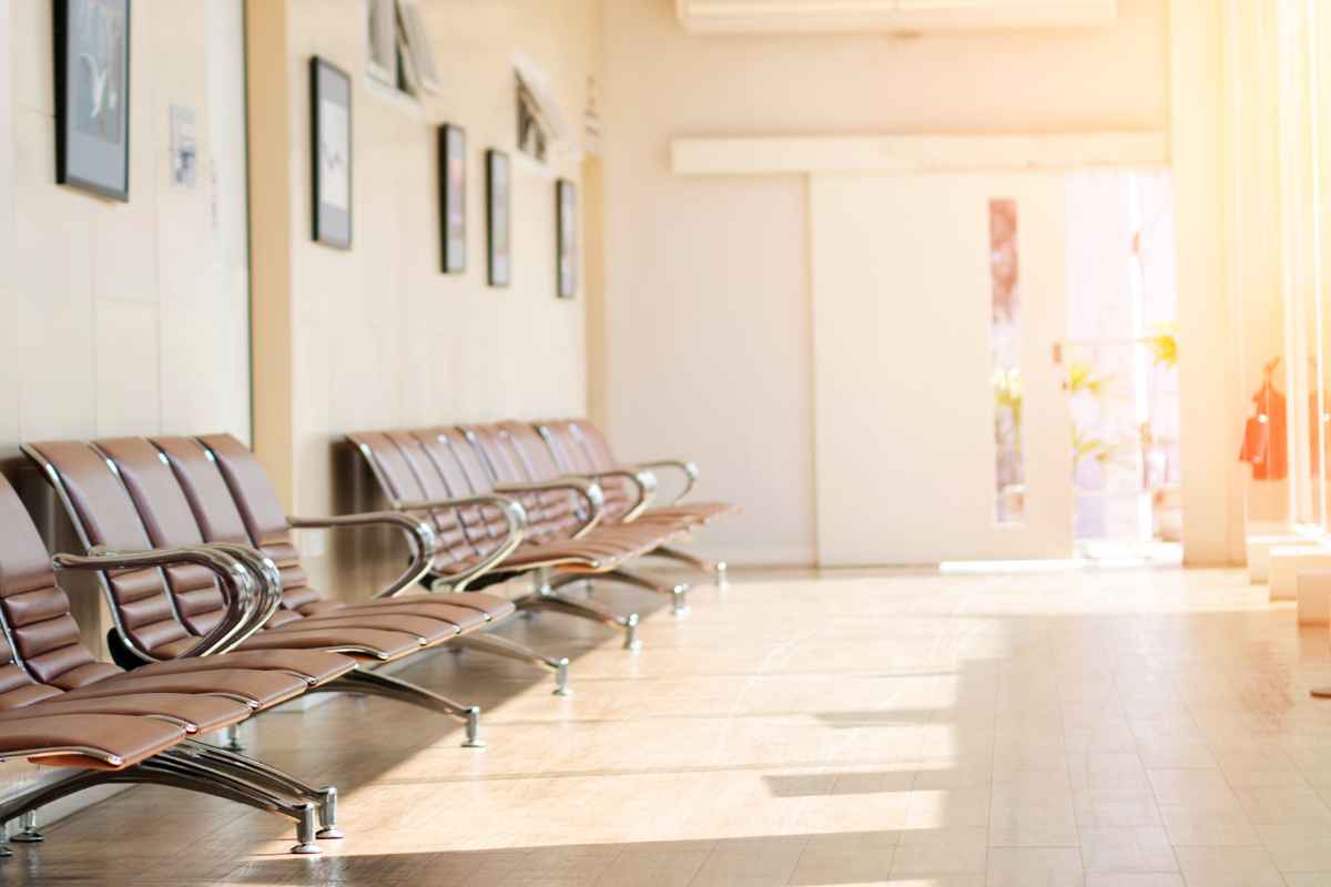 Sala di attesa di un ospedale