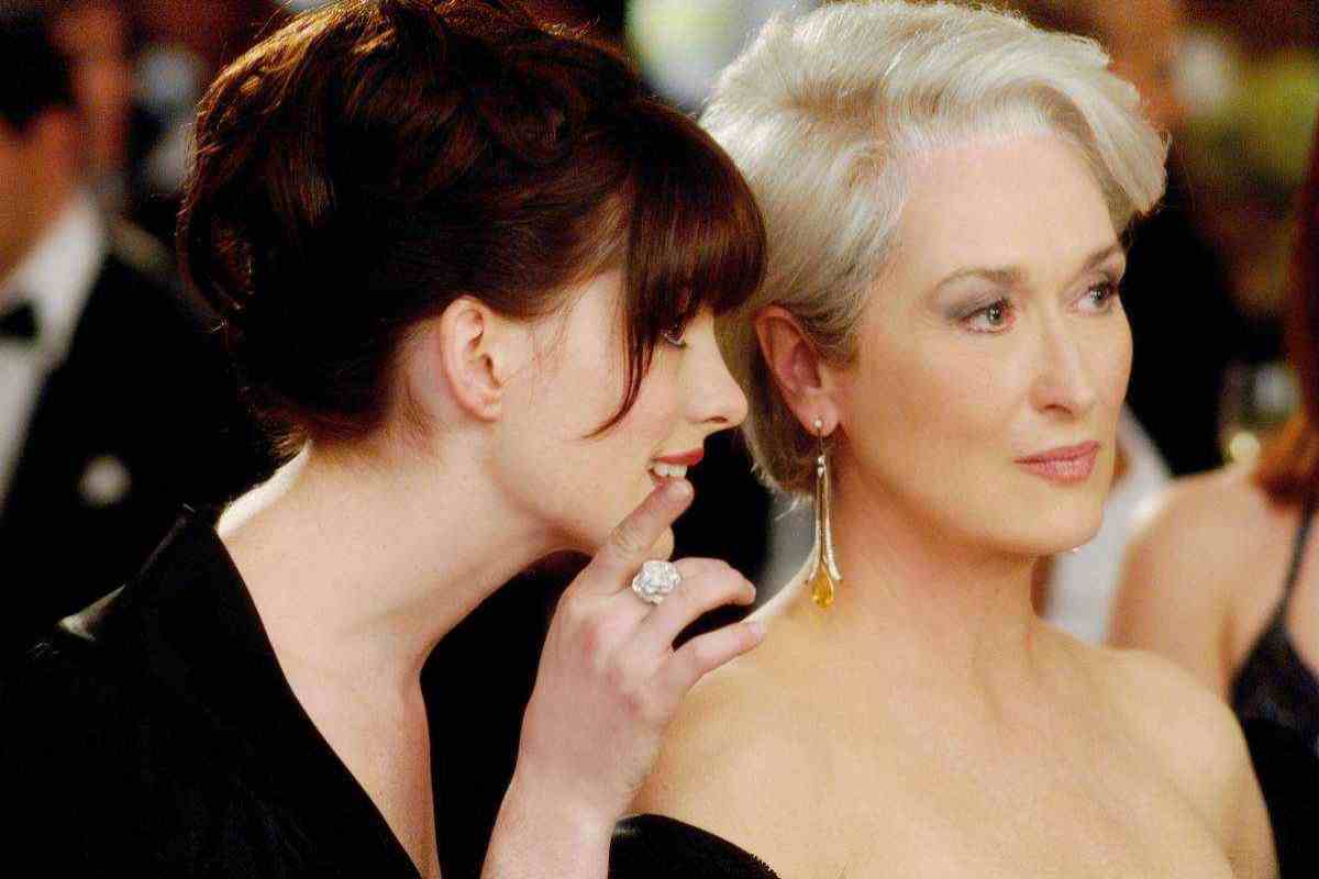 Anne Hataway e Meryl Streep