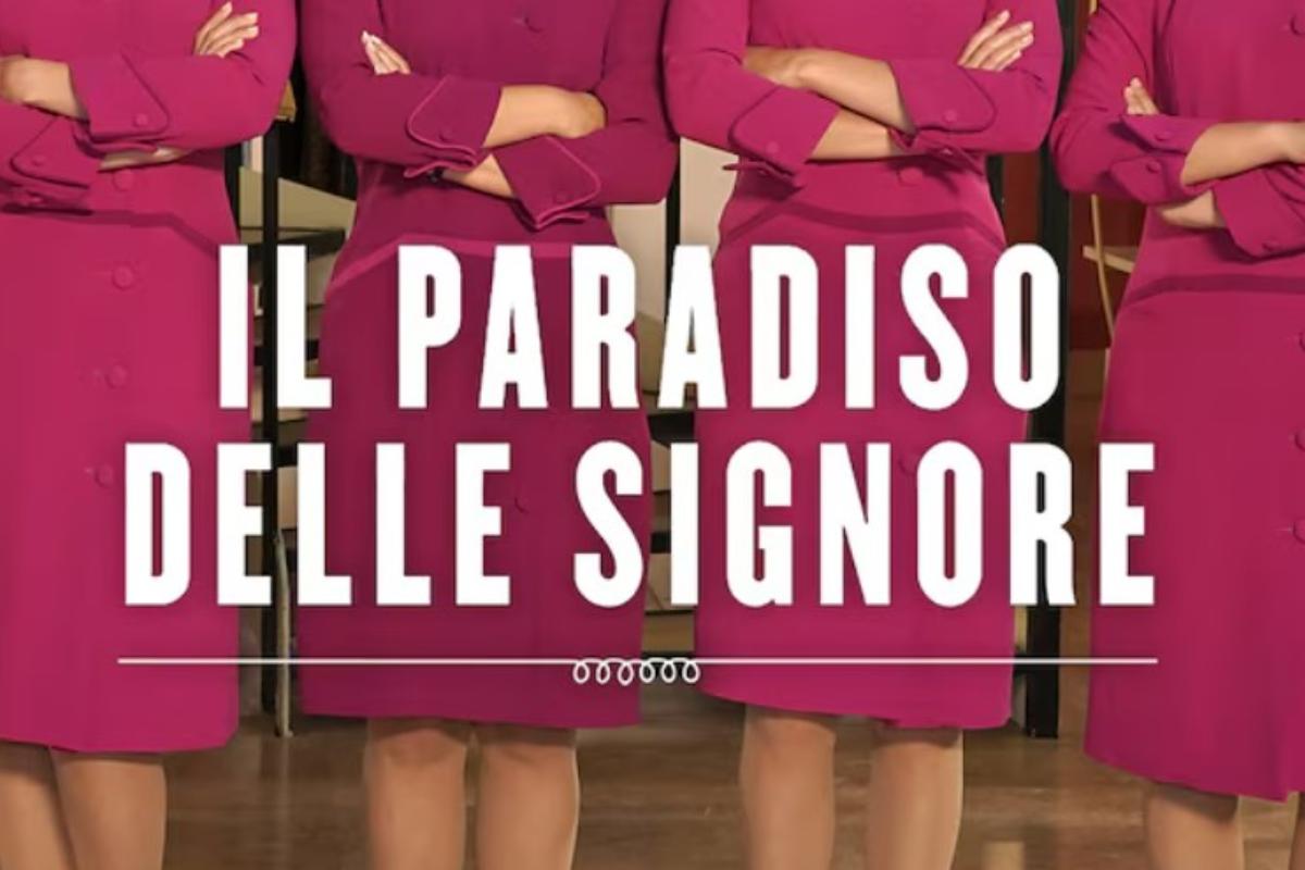 scritta il paradiso delle signore