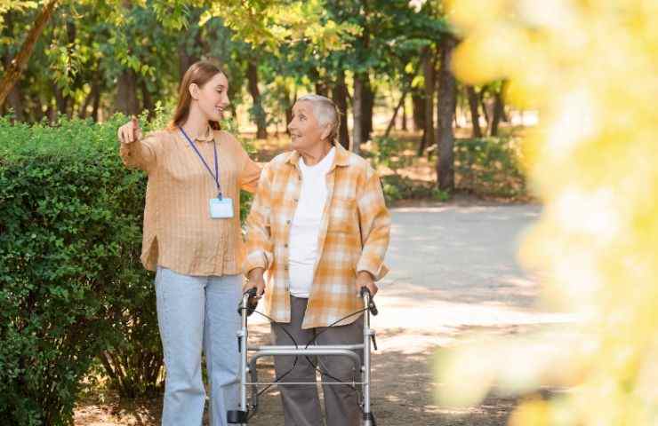 Caregiver e pensionata
