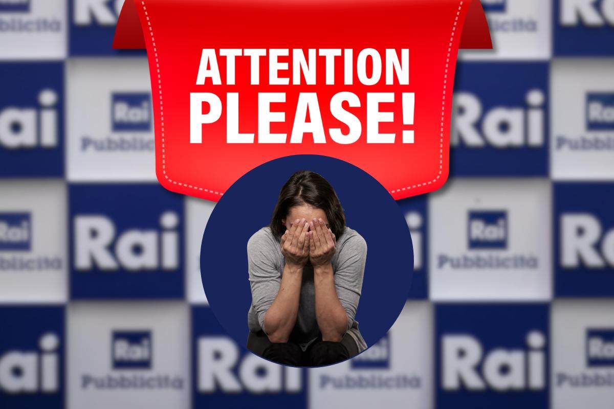 Rai, Attention Please!, persona che si copre il viso