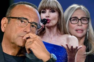 Carlo Conti, Milly Carlucci e Mara Venier