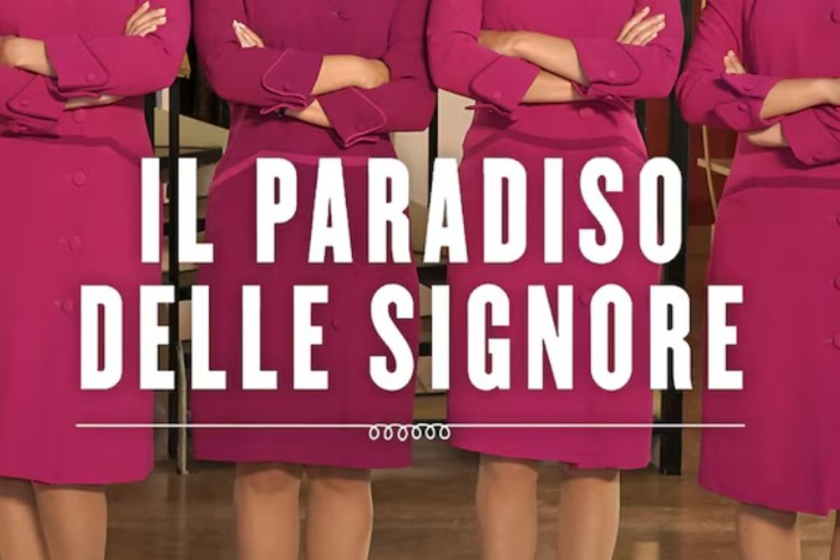 scritta il paradiso delle signore