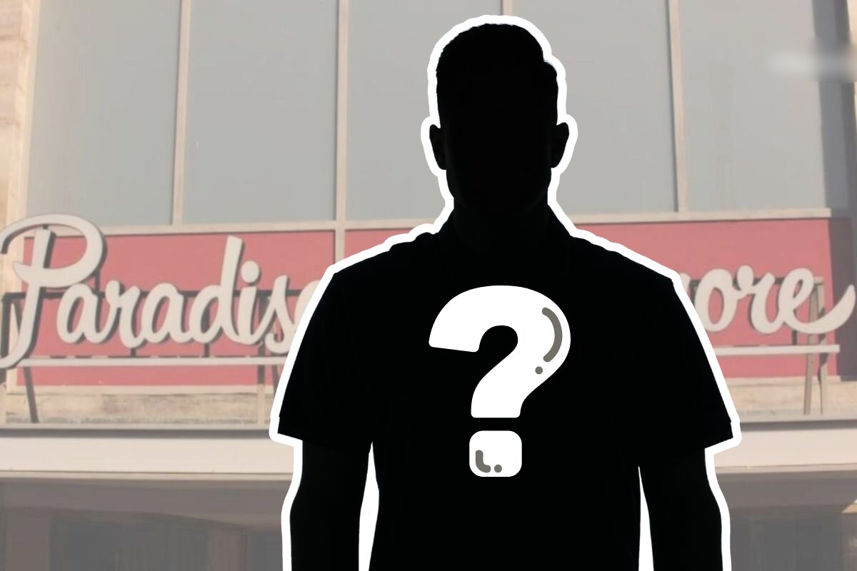 il paradiso delle signore logo e sagoma uomo nera